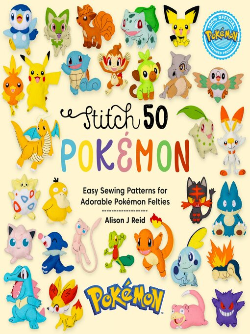 Cover image for Stitch 50 Pokémon